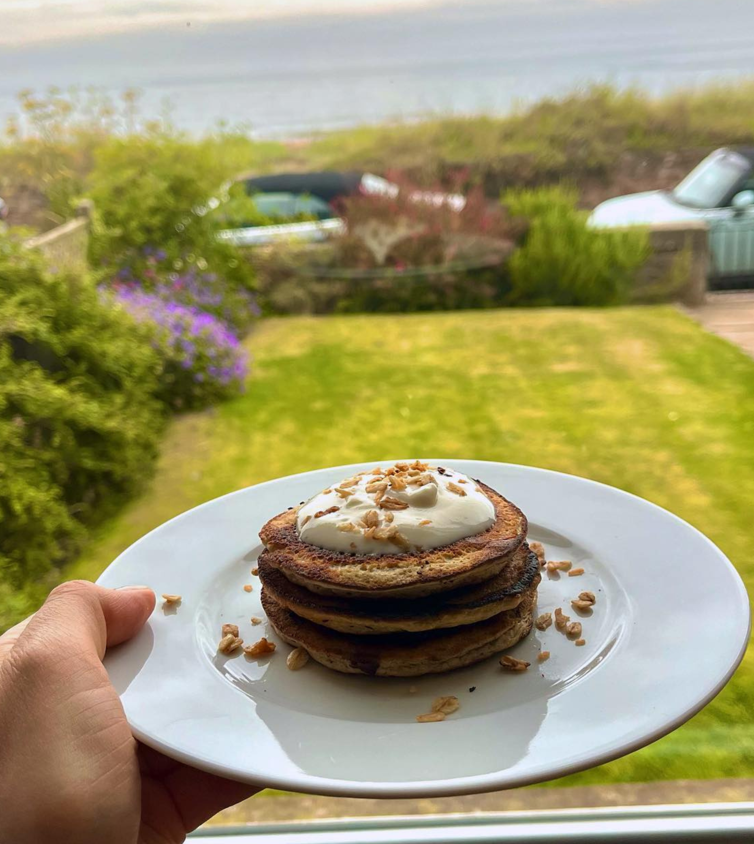 Four-ingredient, gut-loving pancakes